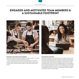 Engaged and Motivated Team Members & a Sustainable Footprint