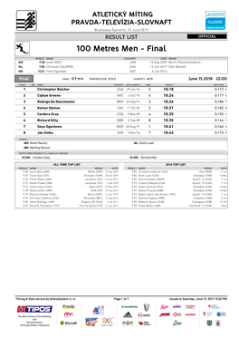 Results of P-T-S 2019