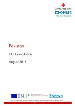 Pakistan COI Compilation, August 2016