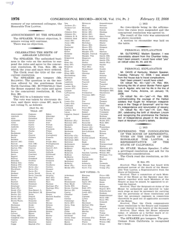 CONGRESSIONAL RECORD—HOUSE, Vol. 154, Pt