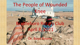 The People of Wounded Knee