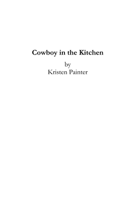 Cowboy in the Kitchen