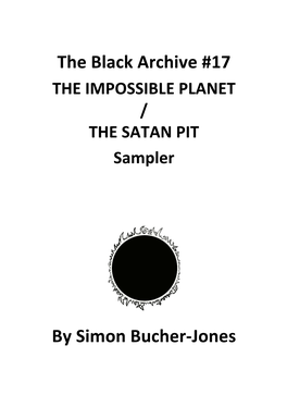 The Black Archive #17 by Simon Bucher-Jones