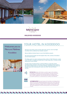 Your Hotel in Kooddoo