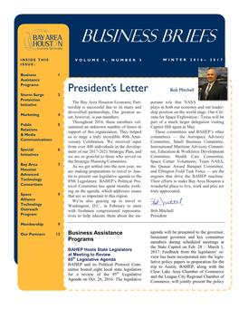 BUSINESS BRIEFS Winter 2016