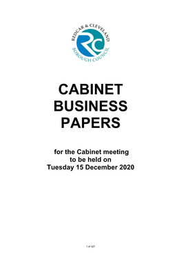 Cabinet Business Papers