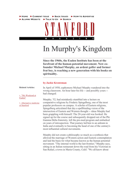 In Murphy's Kingdom