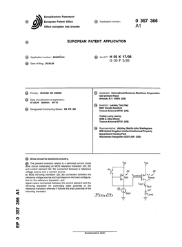 Driver Circuit for Electronic Circuitry