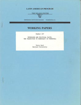 Working Papers