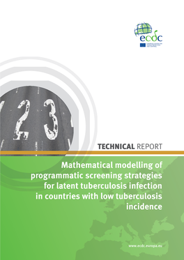 Mathematical Modelling of Programmatic Screening Strategies for LTBI in Countries with Low TB Incidence