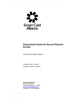 Using Smart Cards for Secure Physical Access