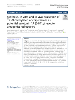 (5-HT1A) Receptor Antag