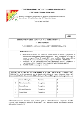 Consorzio Servizi Sociali Vallo Di Lauro Baianese