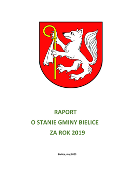 Raport O Stanie Gminy Bielice Za Rok 2019