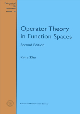 Operator Theory in Function Spaces, Second Edition