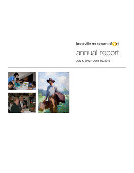 Annual Report Fiscal Year 2013