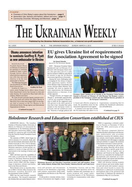 The Ukrainian Weekly 2013, No.9