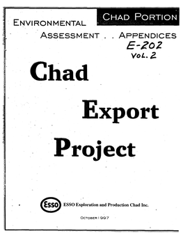 ENVIRONMENTAL CHAD PORTION I-ENVIIRON MENTAL --= - ; =---C-V-=