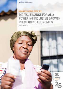 Digital Finance for All: Powering Inclusive Growth in Emerging
