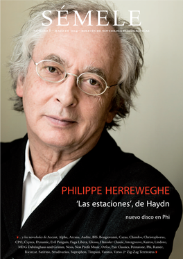 PHILIPPE HERREWEGHE ‘Las Estaciones’, De Haydn