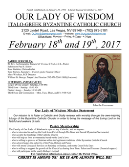 February 18 and 19 , 2017