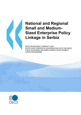 National and Regional Small and Medium- Sized Enterprise Policy Linkage in Serbia