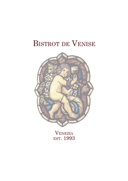 Bistrot De Venise