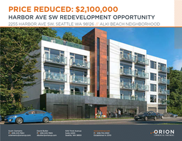 Price Reduced: $2,100,000 Harbor Ave Sw Redevelopment Opportunity 2255 Harbor Ave Sw, Seattle Wa 98126 // Alki Beach Neighborhood