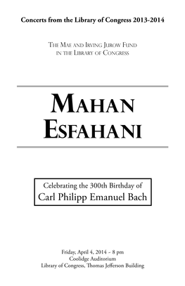 Mahan Esfahani