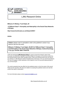 LJMU Research Online