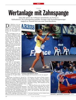 Wertanlage Mit Zahnspange Jedes Jahr Spielen Die Weltbesten Tenniskinder Ein Turnier in Südfrankreich