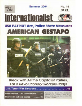 The Internationalist No. 19