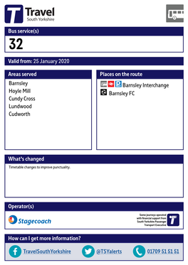 Bus-Timetable-Barnsley-To-Cudworth