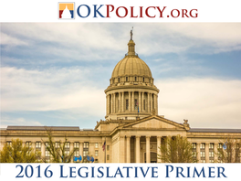2016 Legislative Primer OVERVIEW I