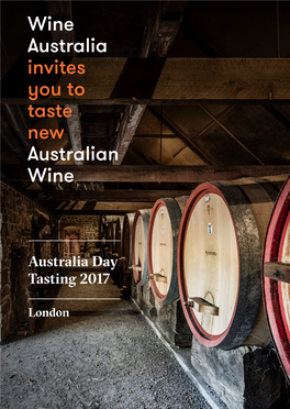 Wine Australia Invites You to Taste New Australian Wine