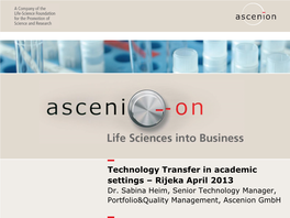Life Sciences Into Business