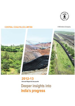 2012-13 Annual Report & Accounts Deeper Insights Into India’S Progress CONTENTS Sl