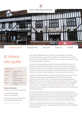 St Albans Area Guide