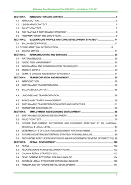 Ballinasloe Town Development Plan 2009-2015 As Adopted As Varied 12-07-11