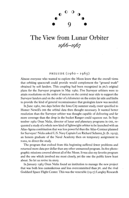 Chapter 9: the View from Lunar Orbiter 1966–1967