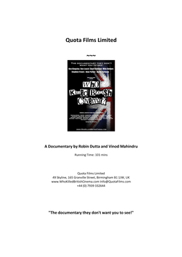 Quota Films Limited