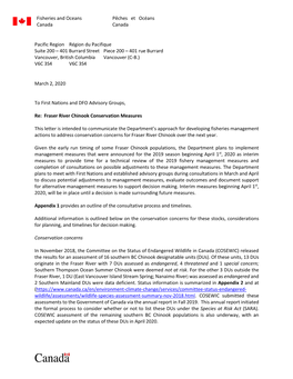 2020 Chinook Management Approach Letter