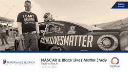 NASCAR & Black Lives Matter Study