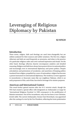 Leveraging of Religious Diplomacy by Pakistan