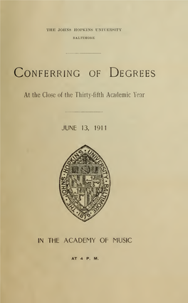 Commencement 1878-1919