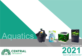 Aquatics Brands Catalogue