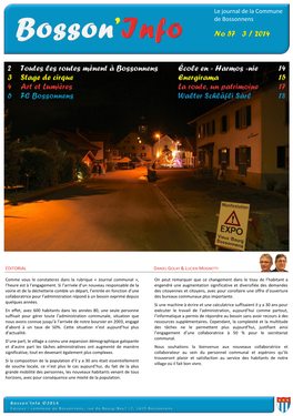 Le Journal De La Commune De Bossonnens