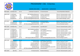 Programm 2019-2020