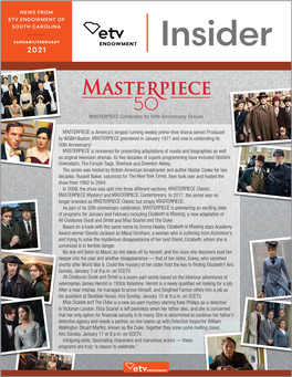 MASTERPIECE Celebrates Its 50Th Anniversary Season