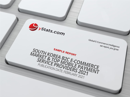 Sample Report South Korea B2C E-Commerce Market